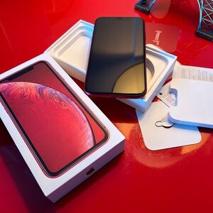 iPhone XR, Red, 64GB, Unlocked, Mint condition!